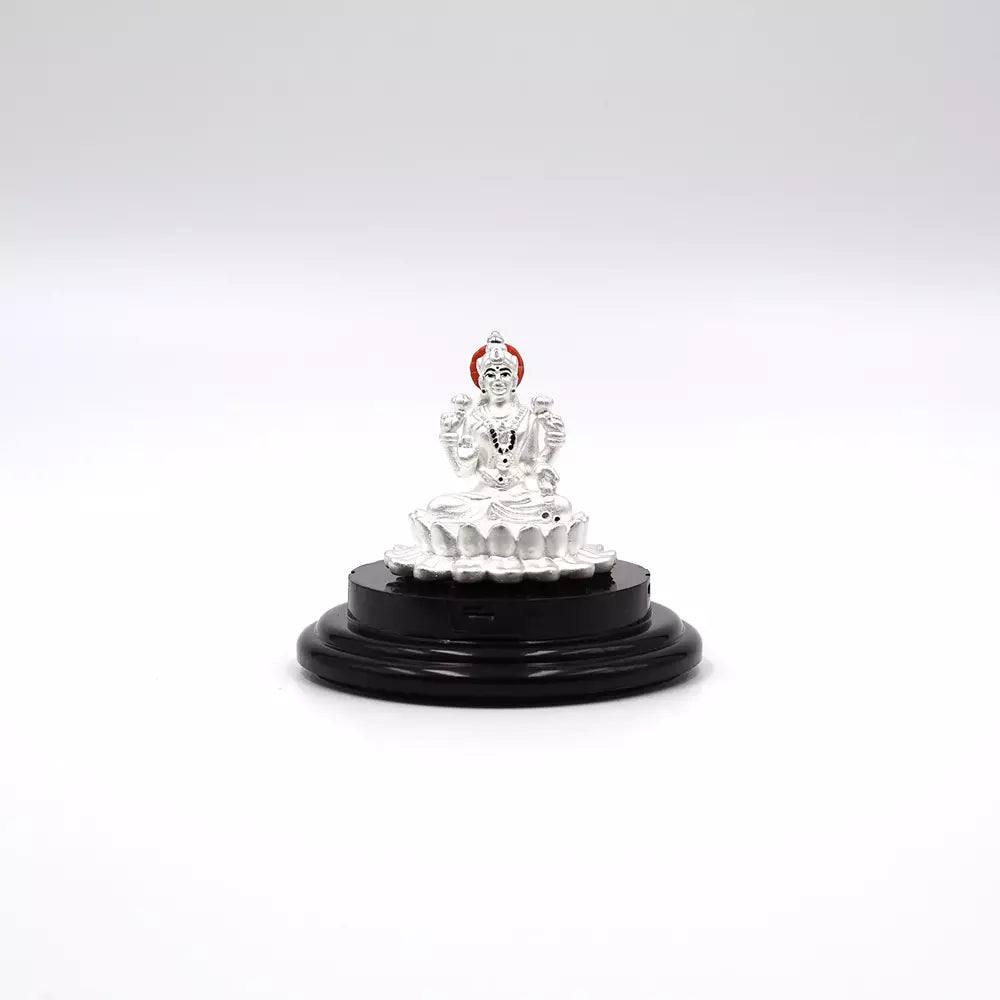 999 Pure Silver Lord Lakshmi Matha Statue: Auspicious Pooja and Gift /Car Dashboard