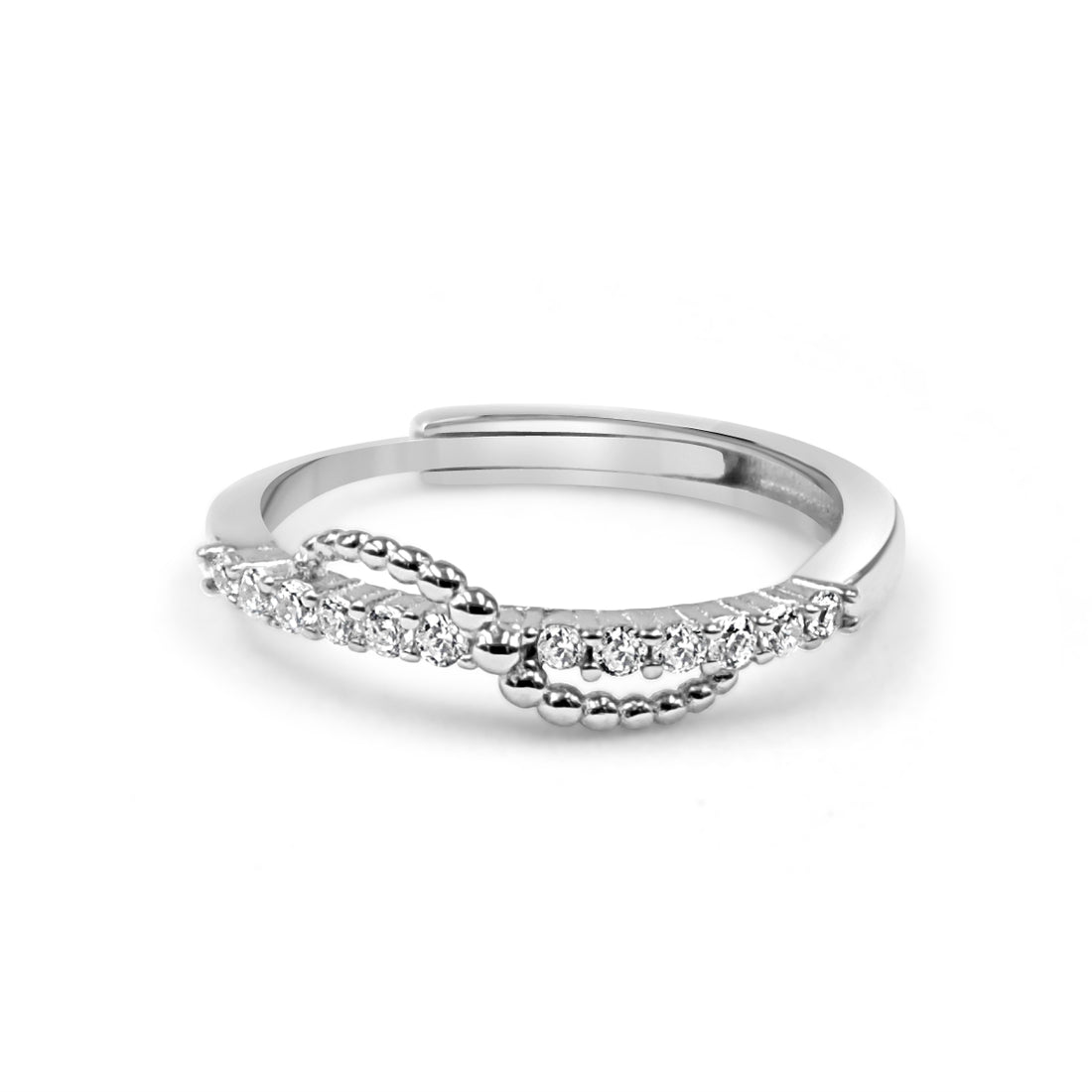 92.50 Silver Rose gold Ring Adjustable