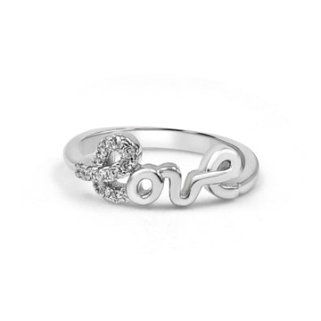 92.50 Diamond Love Ring for women