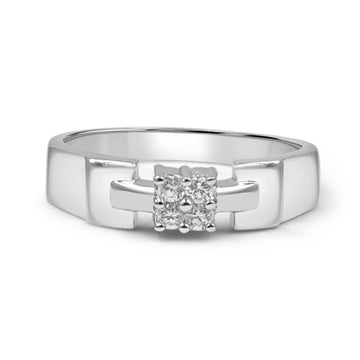 92.50  Dimond Ring for Men Four Dimond