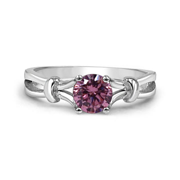 92.50 Pink Diamond  Ring For Women