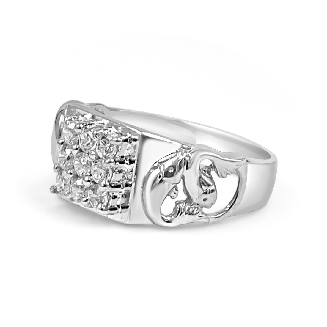 92.50  Dimond Ring for Men fish 1