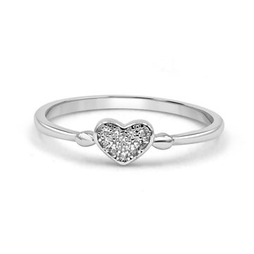 92.50 Diamond Heart Ring for women