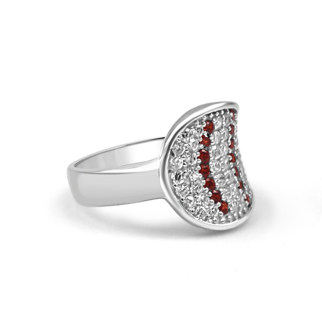 92.50 Floral Ring with Diamonds