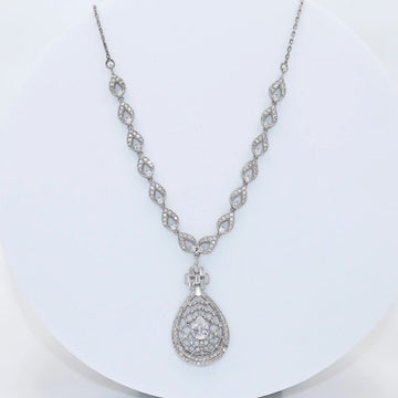 92.50 Silver Dimond Neckless